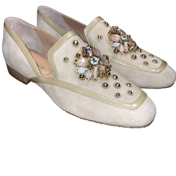 Women's Donald Pliner Rezza Crystal Embellished Loafers size 7 - Picture 9 of 9